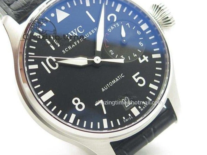 MIROTIME 0401 Timeless Big Pilot Real PR IW500901 ZF 1:1 Best Edition On Black Leather Strap A 7340